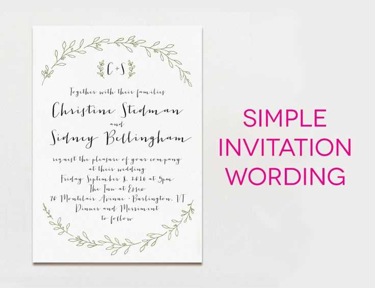 wedding invitation letter templates