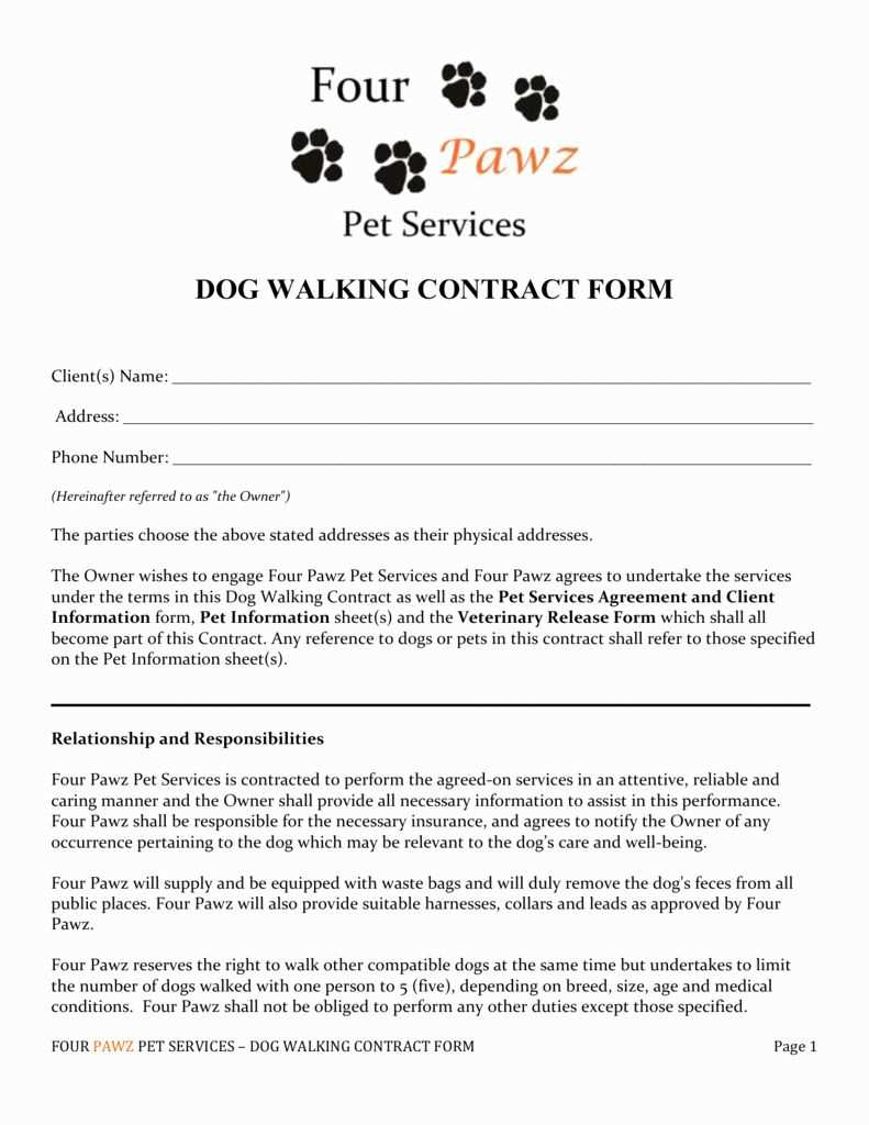 template for service dog letter