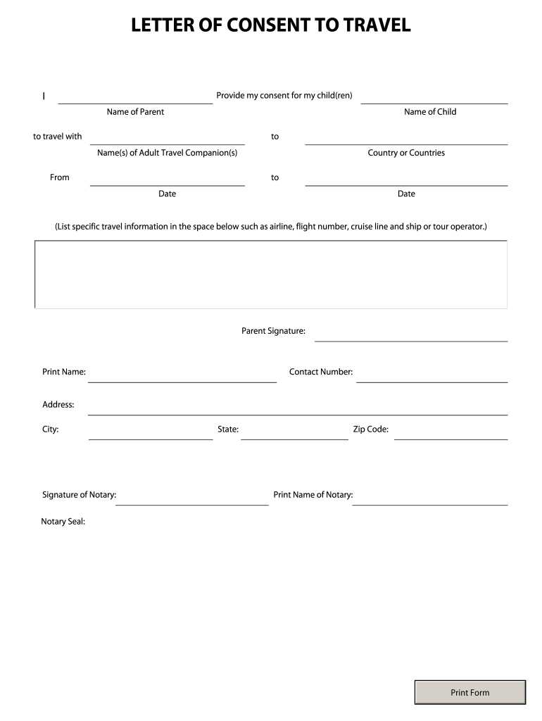 letter of informed consent template