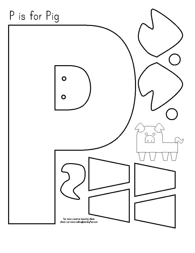 letter r craft template