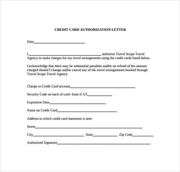 authorization letter template pdf