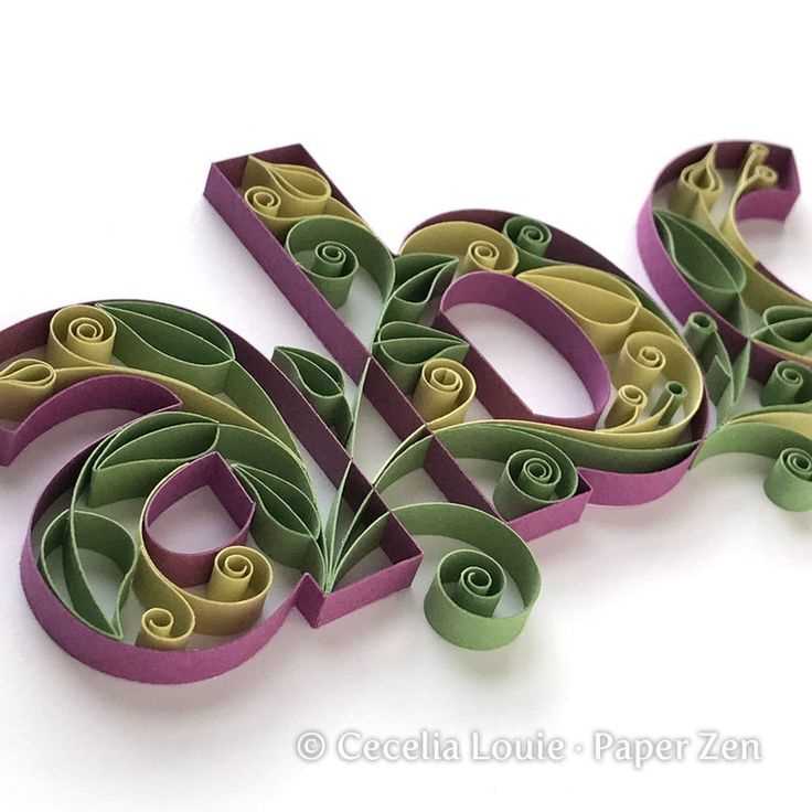 quilling letter templates