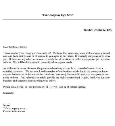 real estate follow up letter templates