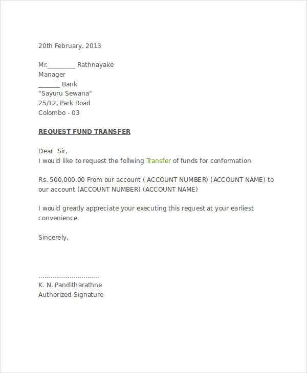 remittance letter template