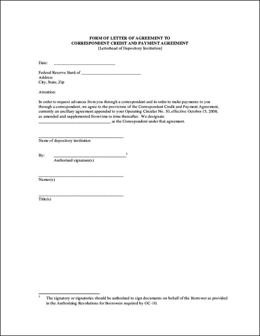 repayment plan letter template