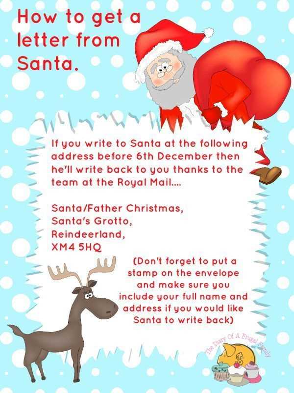 reply from santa letter template