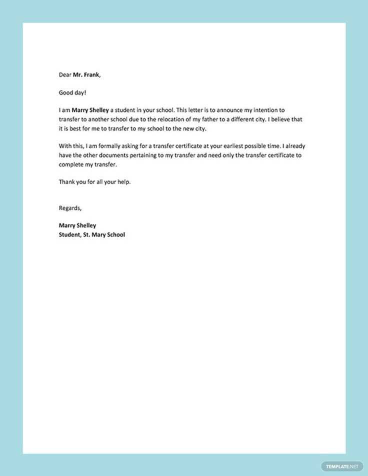 request letter template microsoft word