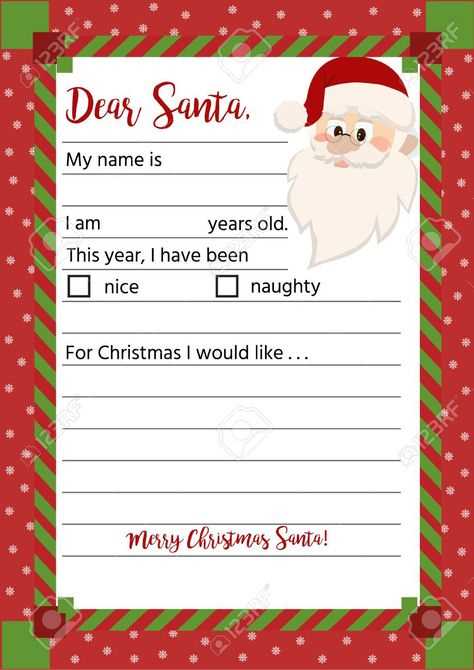 response letter from santa template