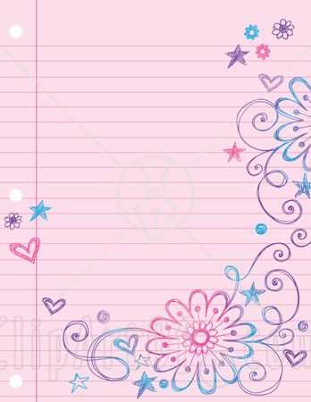 cute letter paper template