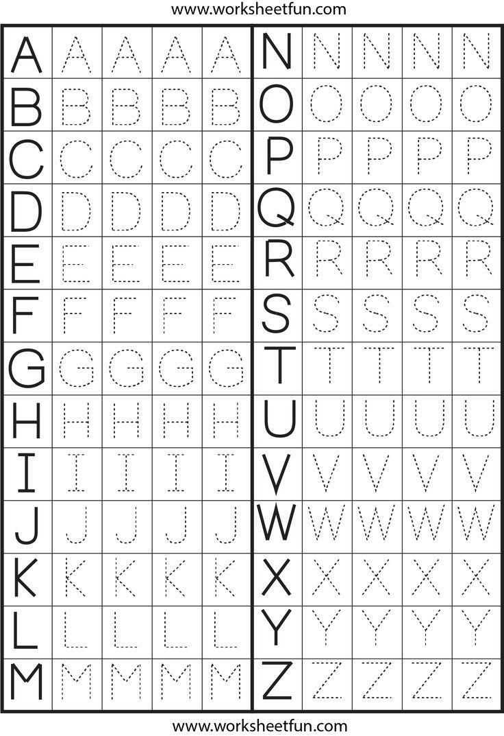 free printable letter tracing templates