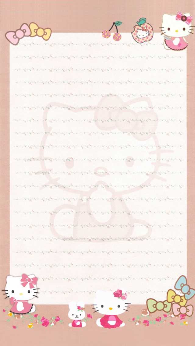 sanrio letter template