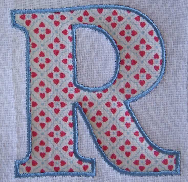 sewing letter templates