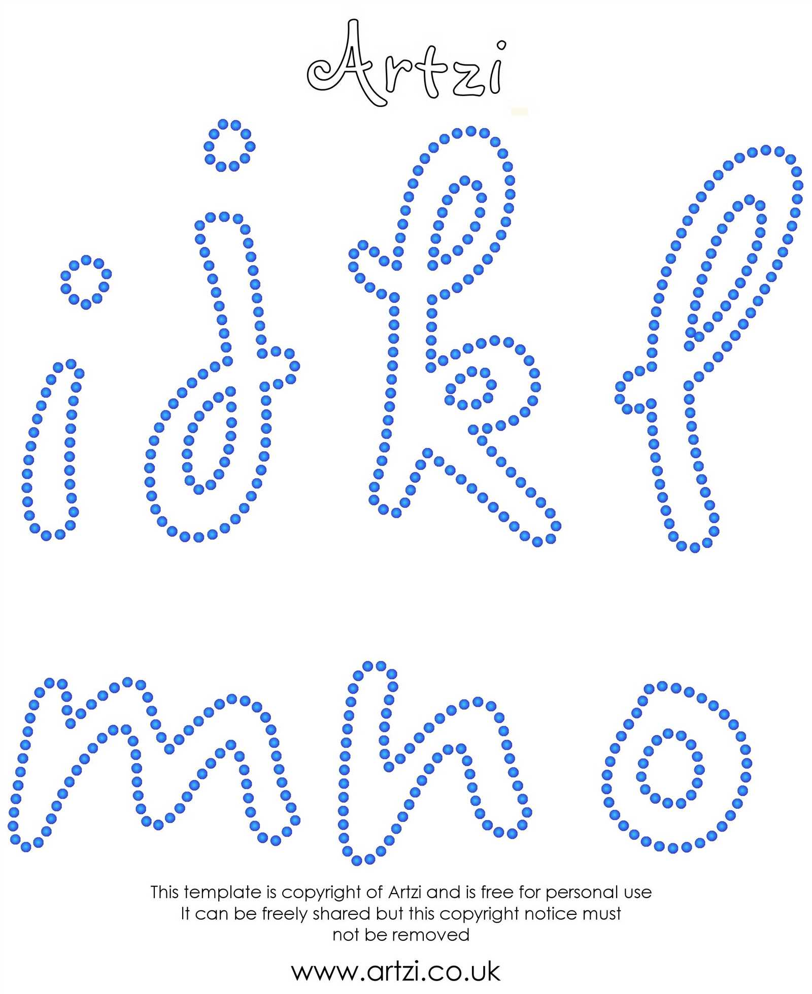 letter string art template