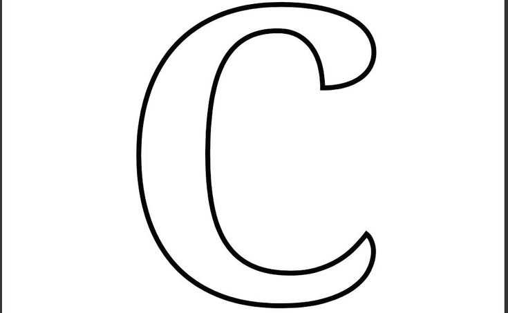 c letter template