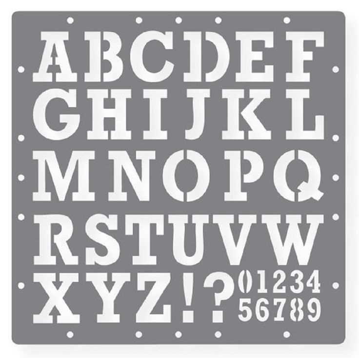 small letter stencil templates