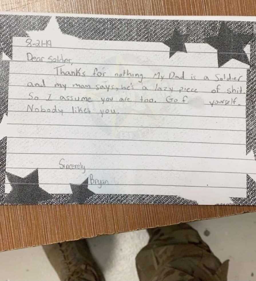 soldier letter template