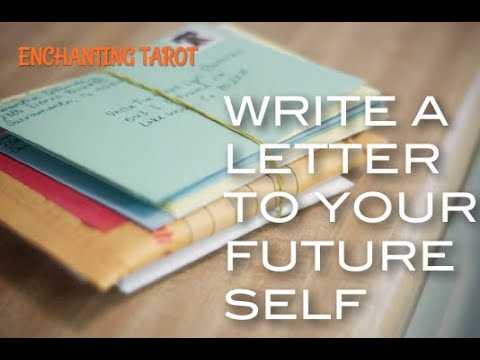 student letter to future self template