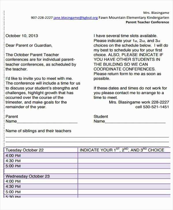 student teacher letter to parents template