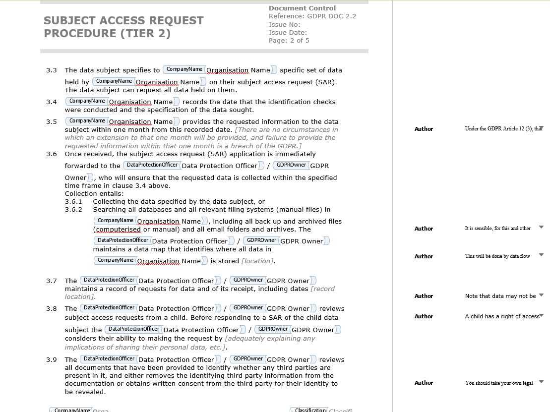 subject access request template letter