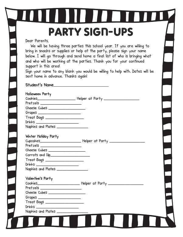 summer school letter to parents template