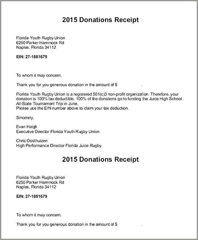 non profit charitable donation donation letter template