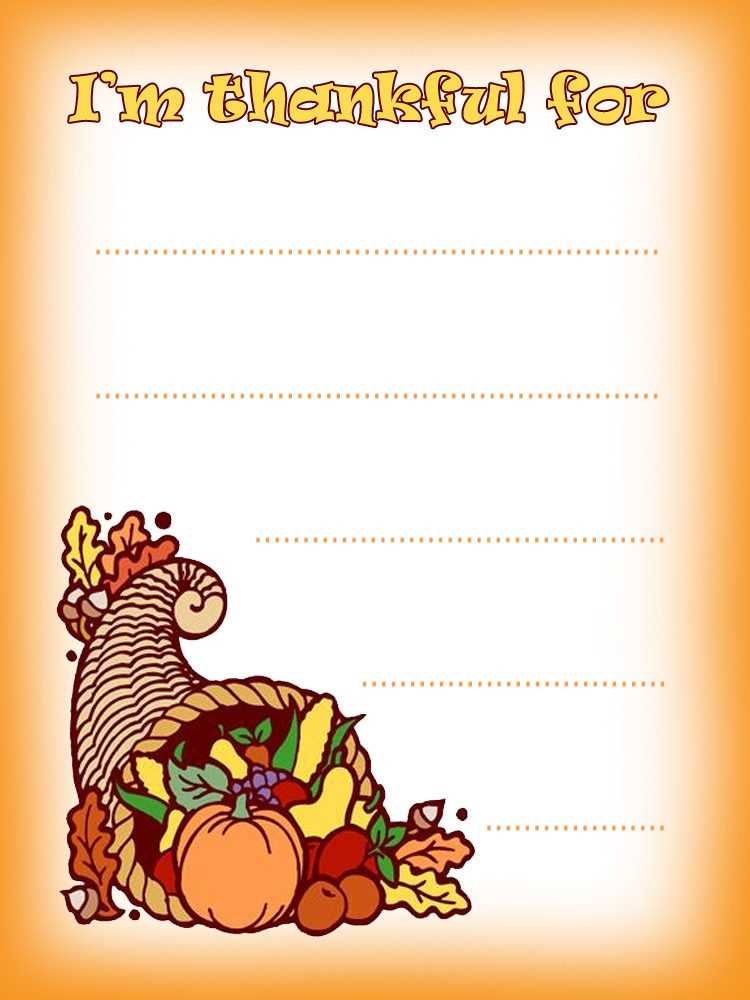 thanksgiving letter template pdf