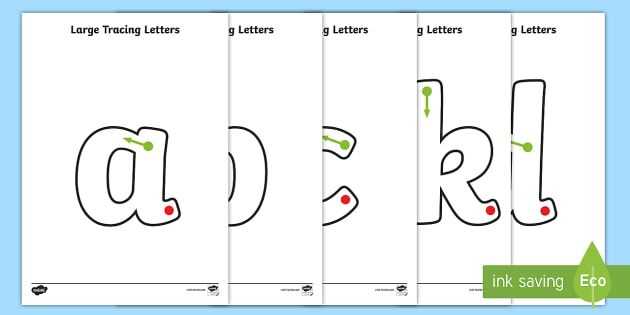 free letter tracing templates