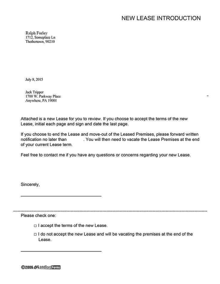 template letter to give notice on rented property