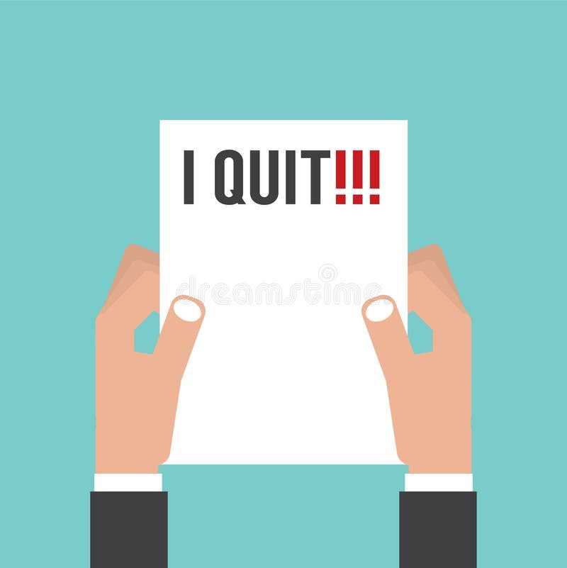 i quit letter template