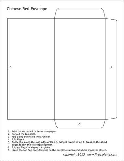 letter size envelope template