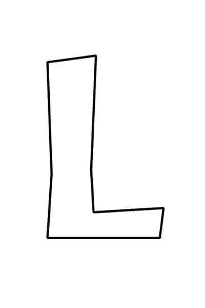 letter l templates