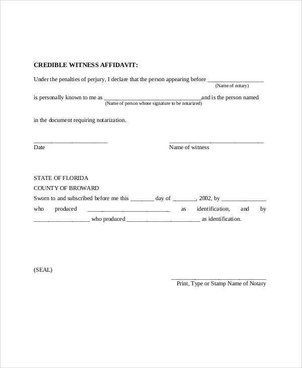 letter notary template