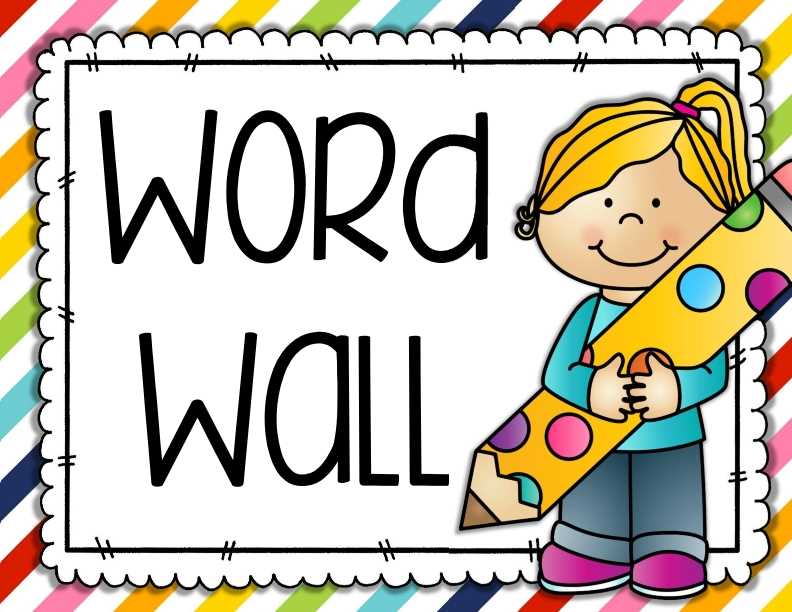 word wall letter template