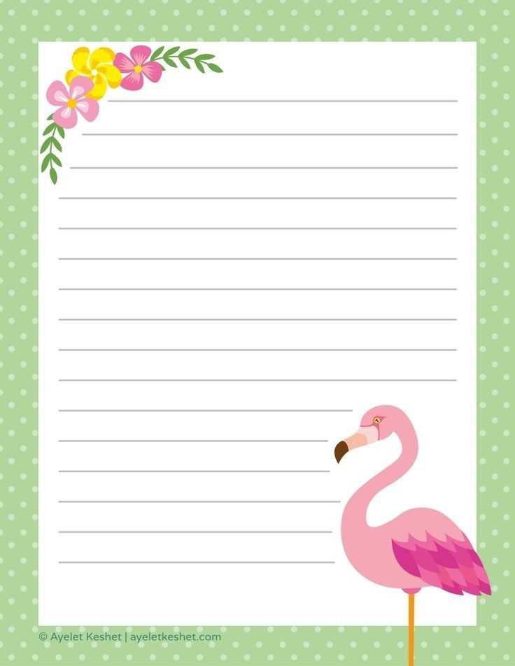 letter stationery templates free