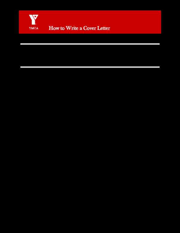 informal cover letter template