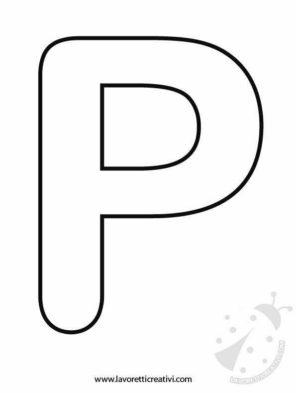 letter p template printable