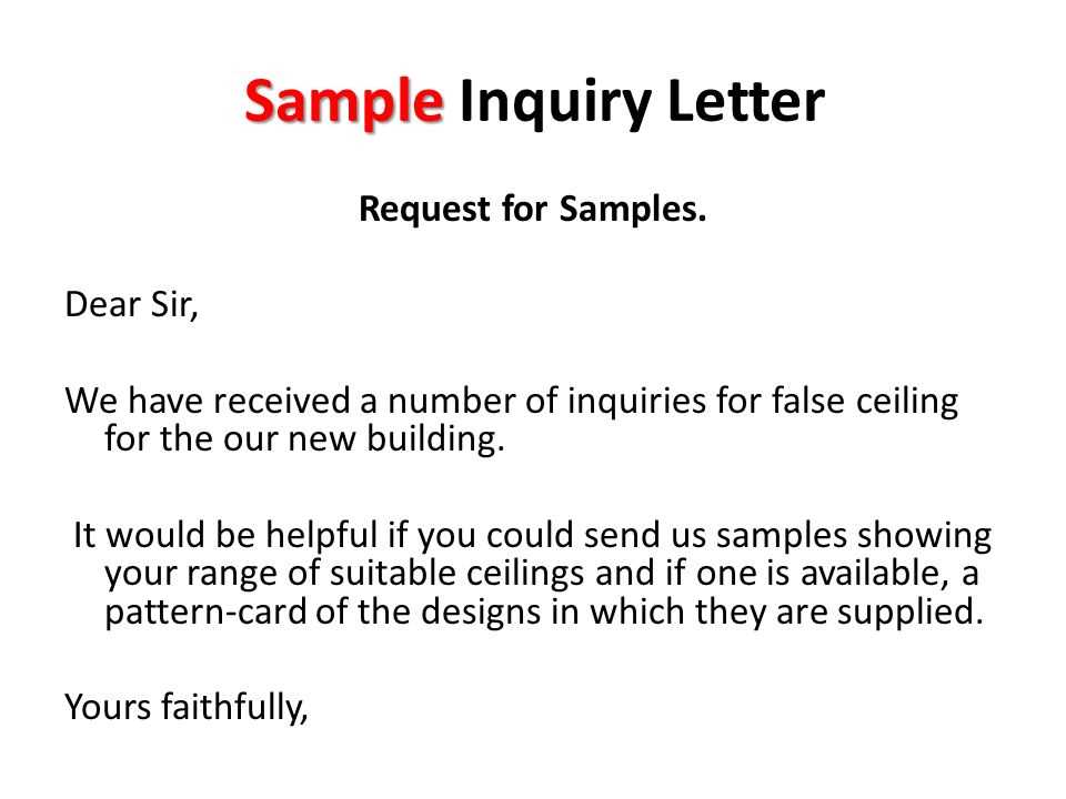 inquiry dispute letter template