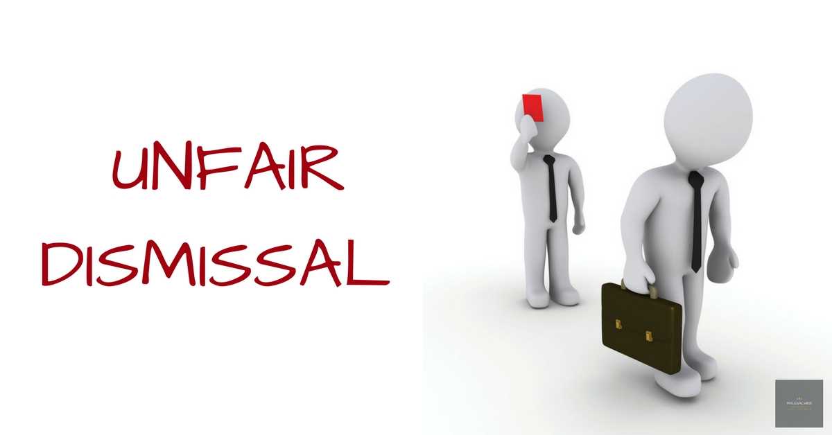 unfair dismissal letter template