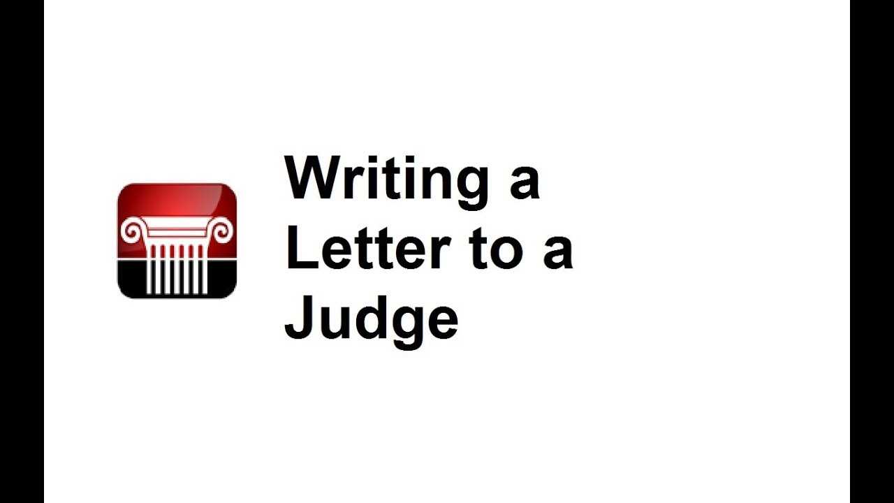 letter to the judge template