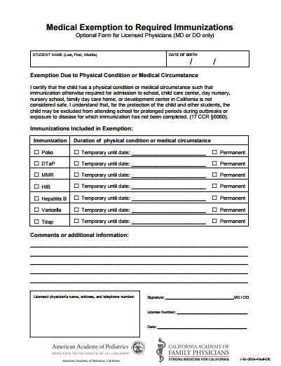 vaccine letter template