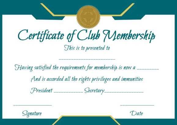 club membership welcome letter template