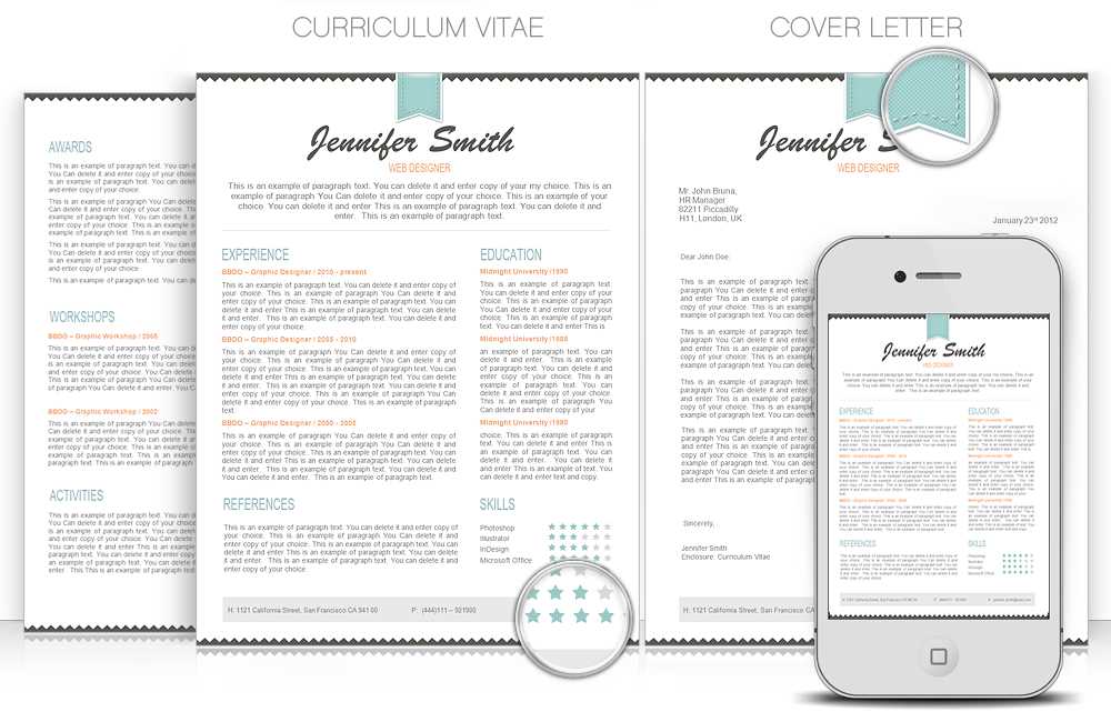 curriculum vitae cover letter template