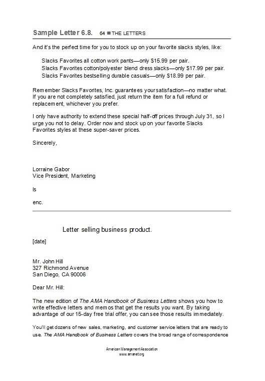 sales letter template pdf