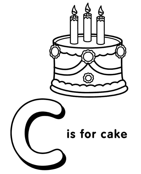 letter cake template