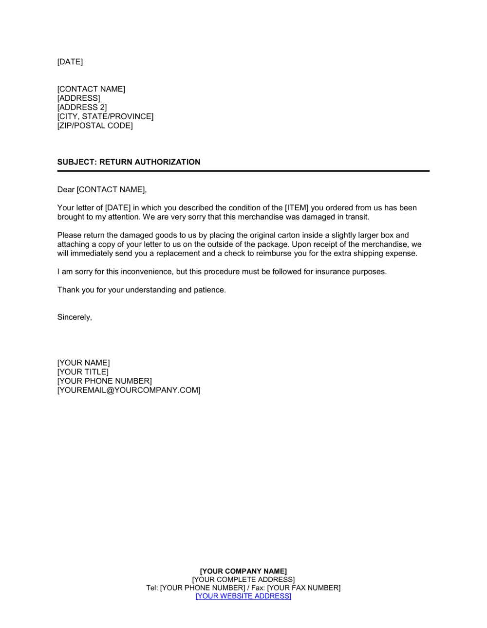 employer rescind letter template