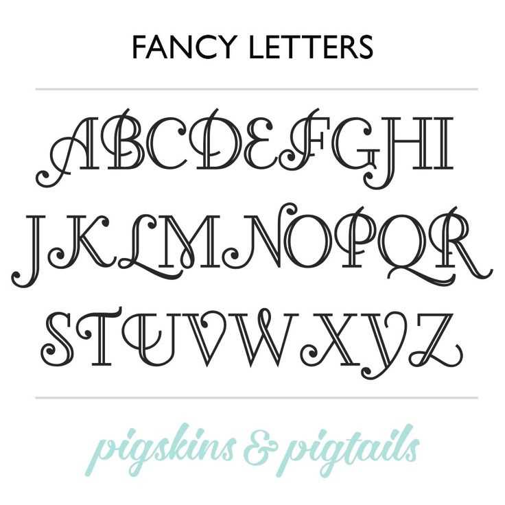 fancy letter template