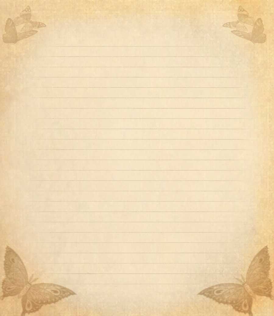 old time letter template