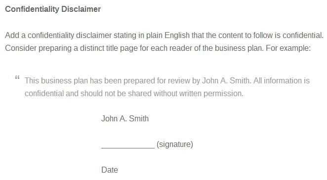 disclaimer letter template