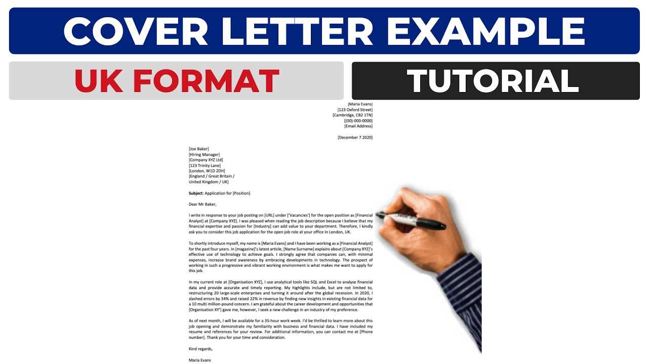 cover letter templates free uk