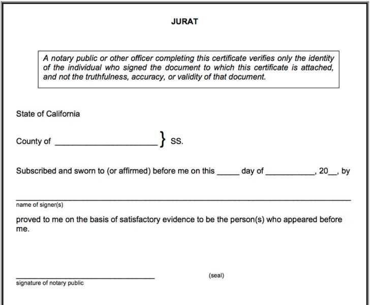 sample notary letter template